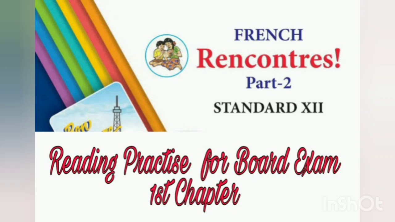 SYJC French Reading Practise for Board Exam II 1st Chapter II
