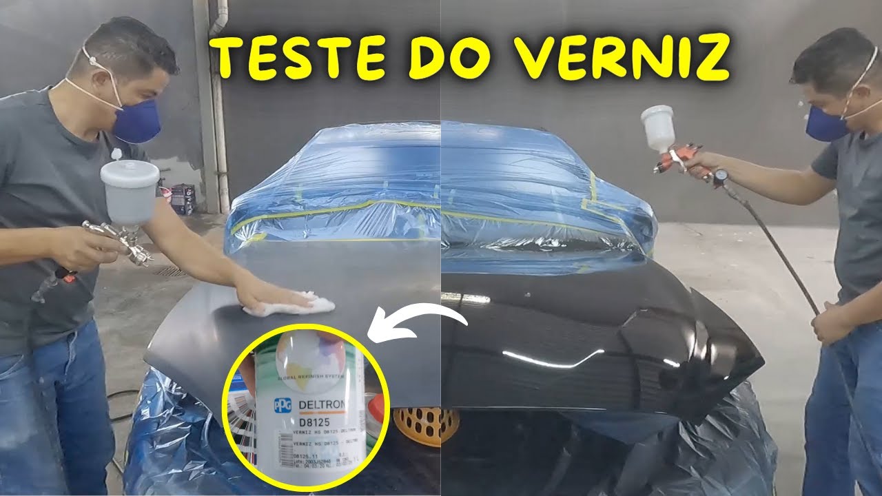 TESTEI O VERNIZ PPG D8125 e Pistola KAISENTECH