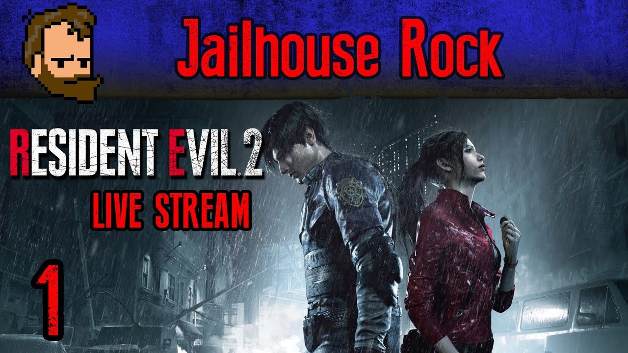 Jailhouse Rock - RESIDENT EVIL 2: REMAKE (PC) - Live Stream Archive - ep1