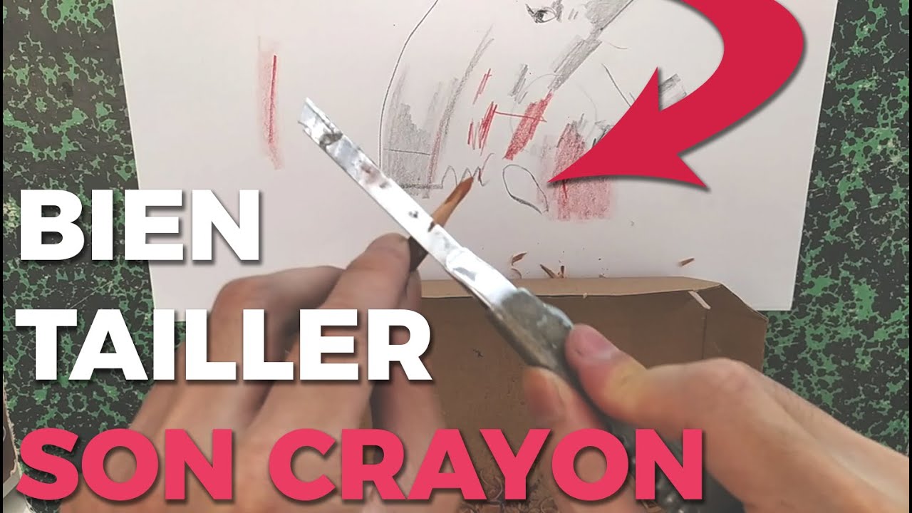 Comment bien tailler son crayon : 4 méthodes qui dépendent de votre façon de dessiner