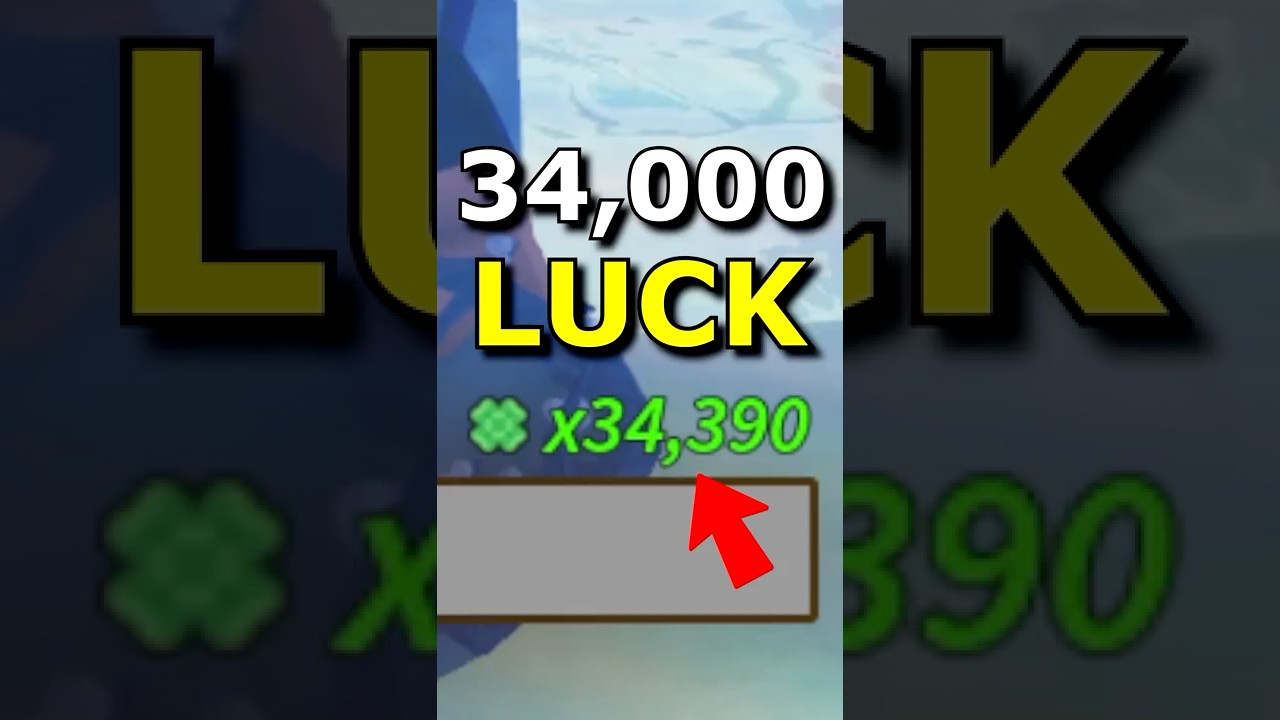34,000 luck in Prospecting Roblox