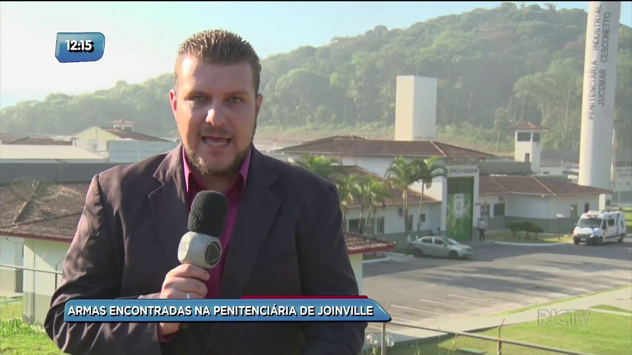 Armas são encontradas na penitenciária de Joinville