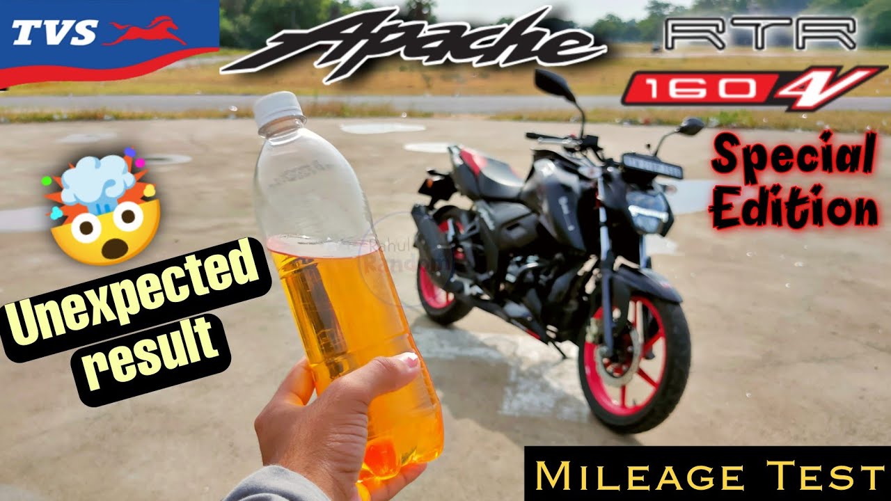 Shocking Results 😱 | TVS Apache RTR 160 4V Special Edition 🏍️ | Urban mode | Mileage Test in TAMIL