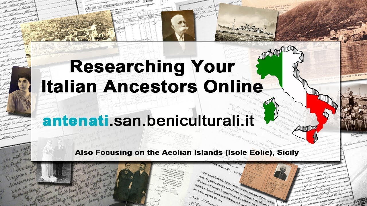 Finding Your Italian Ancestors Online at antenati.san.beniculturali.it