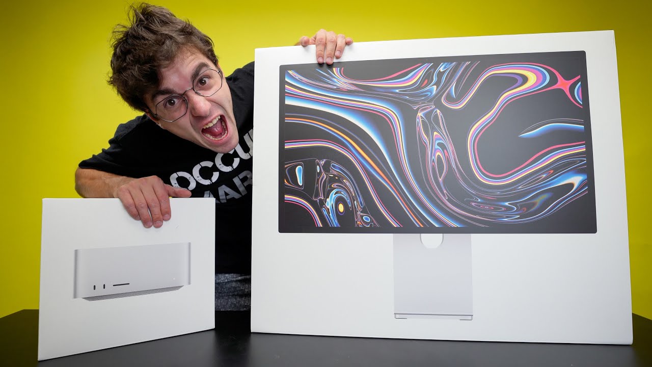 MEGA UNBOXING APPLE: Mac Studio & Display