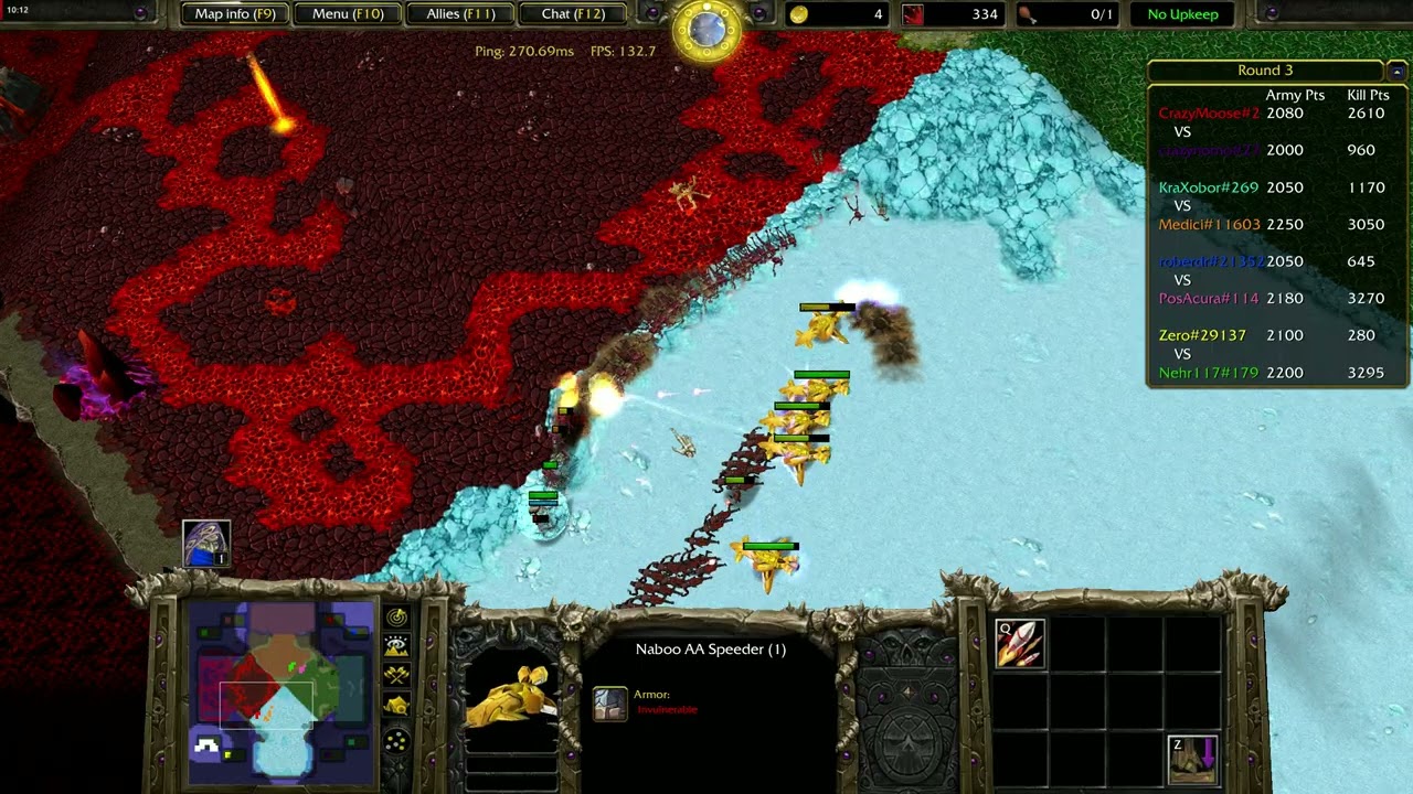 Warcraft III  - Star Wars Blood Tournament - Senate Chosen 1 + sando monster #9