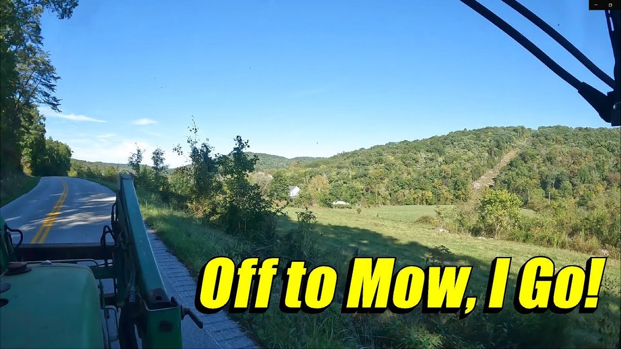 John Deere 2755 and Woods HD315 Batwing Doing Work
