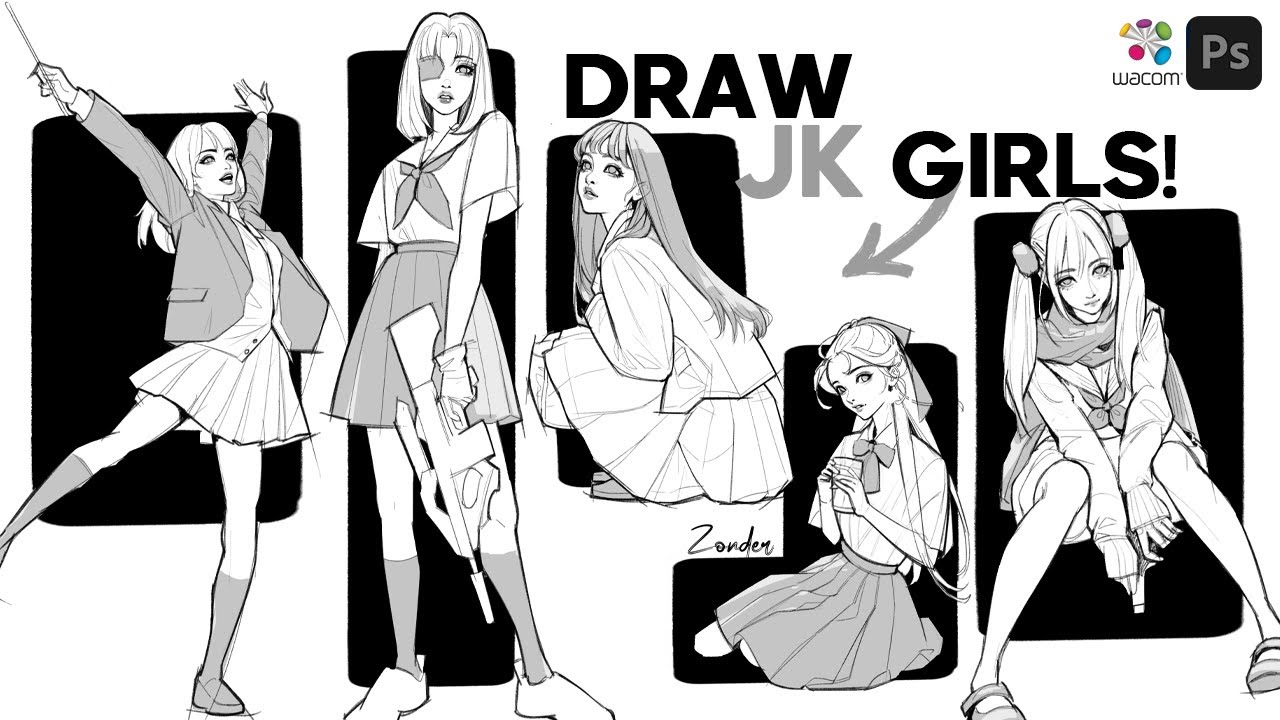 Daily Figure Drawing Routine for Artists ✦ How to draw Pose Drawing Practice ✍✦ Manga Style