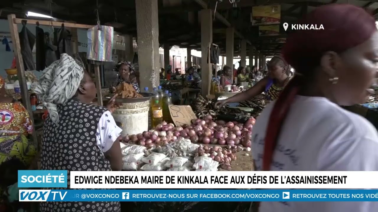 Edwige Ndebeka, Maire de Kinkala, face aux défis de l'assainissement