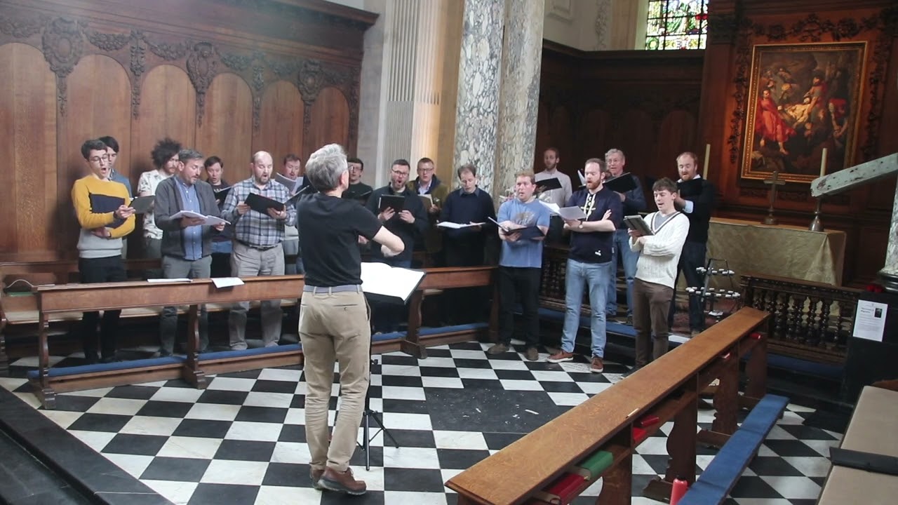 Rehearsal clip, De Profundis, Morales Missa Mille regretz (Kyrie)