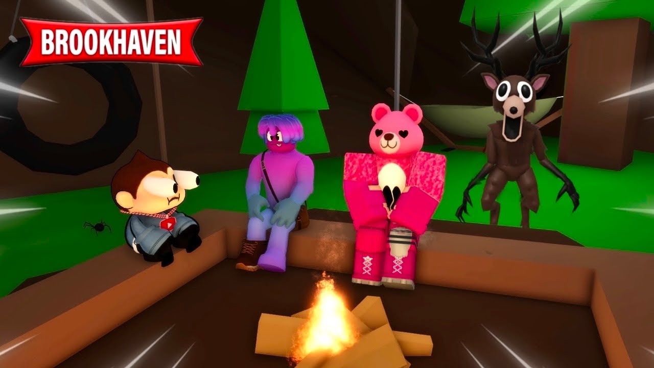 ATRAPAMOS AL CIERVO DE 99 NOCHES EN EL BOSQUE en BROOKHAVEN! ROBLOX