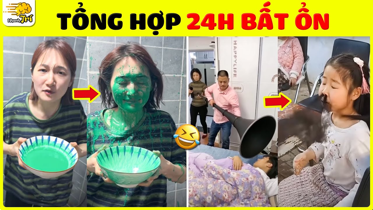 Tổng Hợp 13 Thử Thách 24h Hài Hước Của Học Sinh Và Phụ Huynh 😂 Video Nhanh Trí Hài Hước Nhất 2024