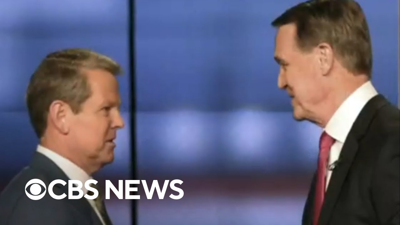 Georgia governor's debate kicks off with false claims of election fraud