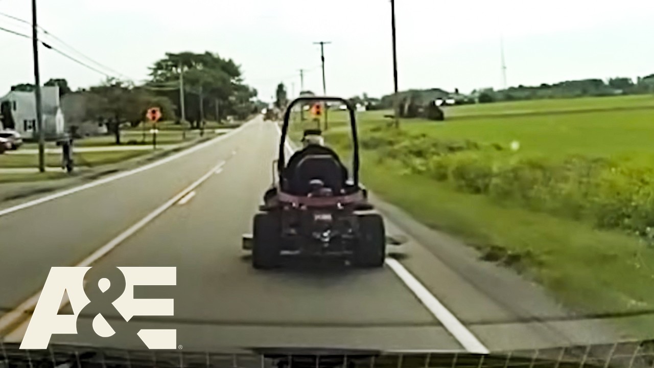 83-Year-Old Leads Police on a Lawnmower Chase | My Strange Arrest | A&E