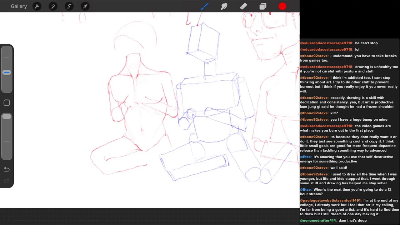 Daily 12 hour drawing stream (Day 10)