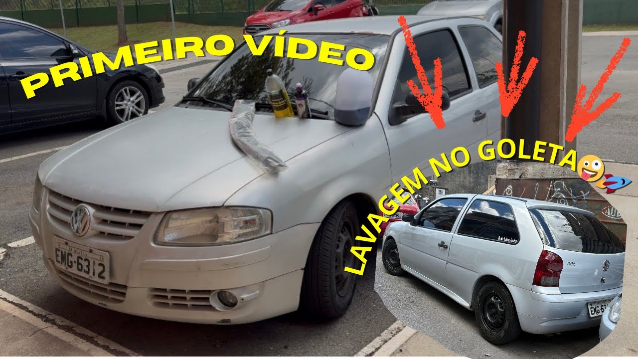 PRIMEIRO VIDEOZÃO - LAVANDO O GOLETA🚗🚿
