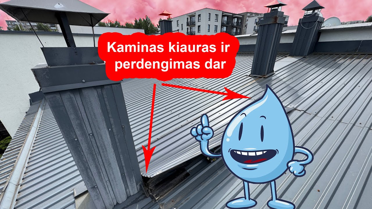 Stogo Kaminas kiauras ir Perdengimas - Defektavimas