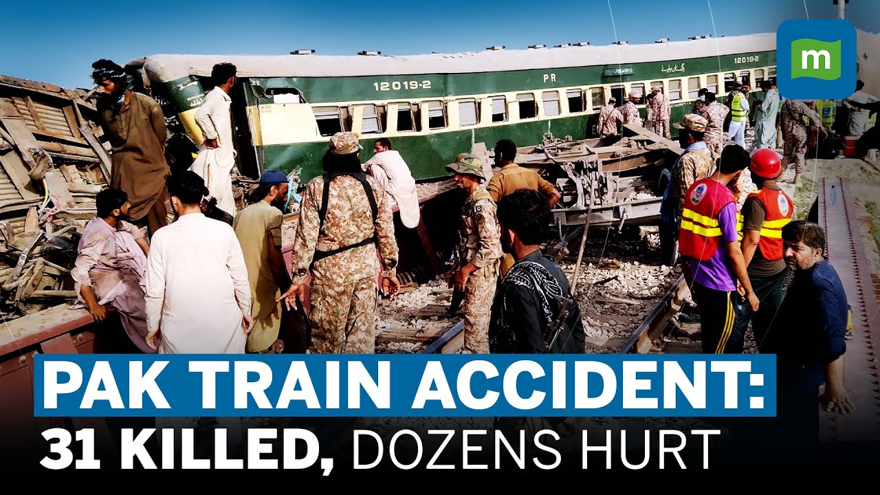 Pakistan Rail Accident- At Least 30 Killed & 90 injured In The Hazara Express Derailment