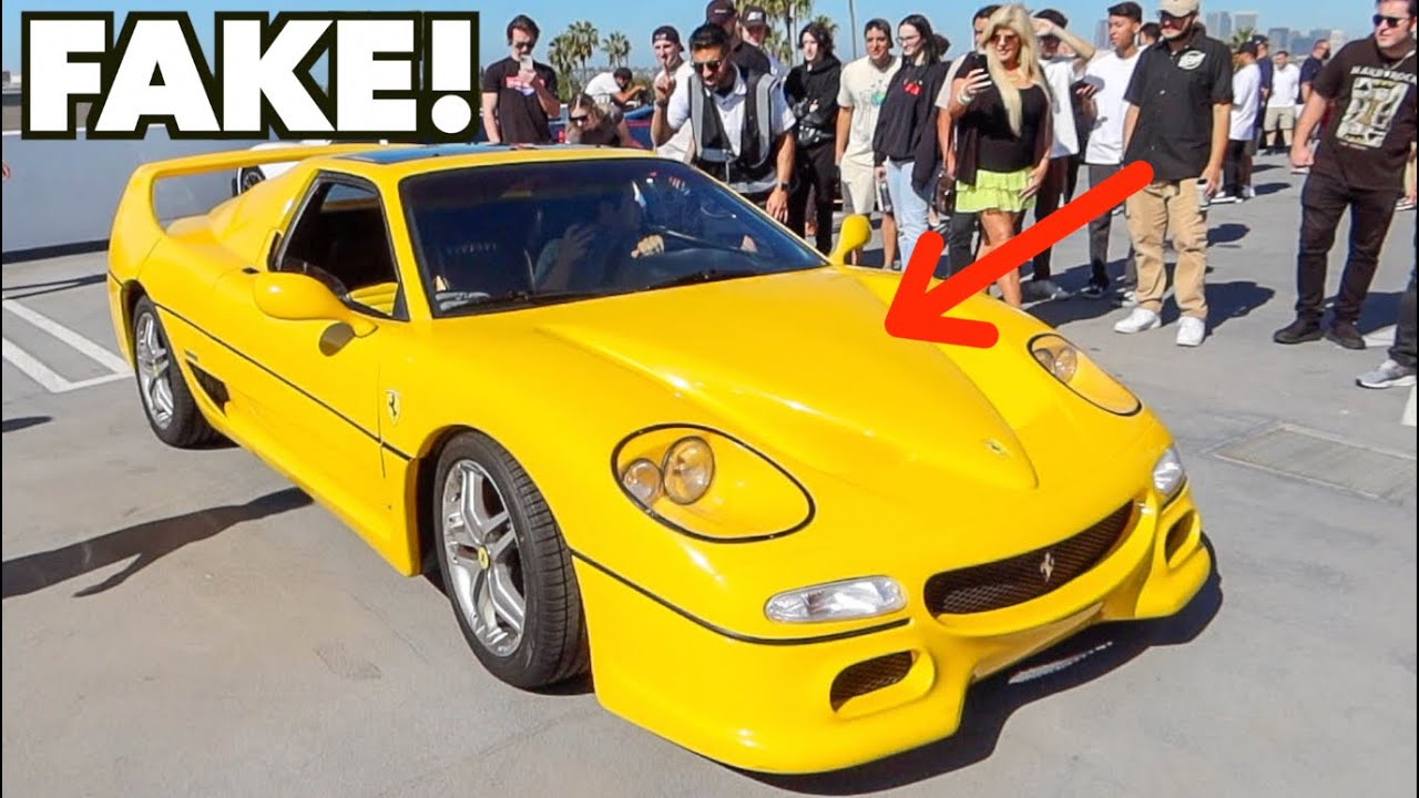 FAKE Ferrari F50 Owner Trolls Hypercar Meet!
