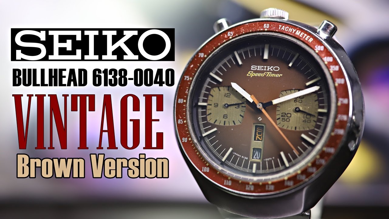 SEIKO Vintage - Bullhead 6138-0040 (Brown Version)