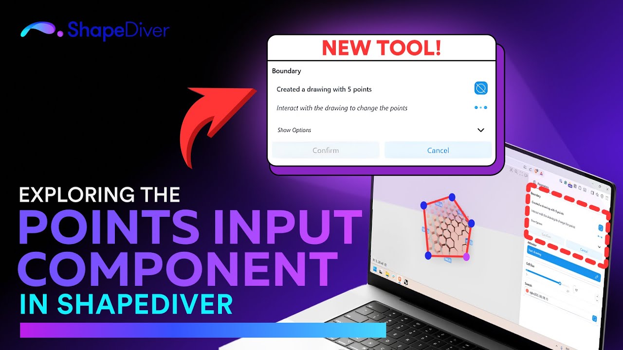Exploring the Points Input Component in ShapeDiver!