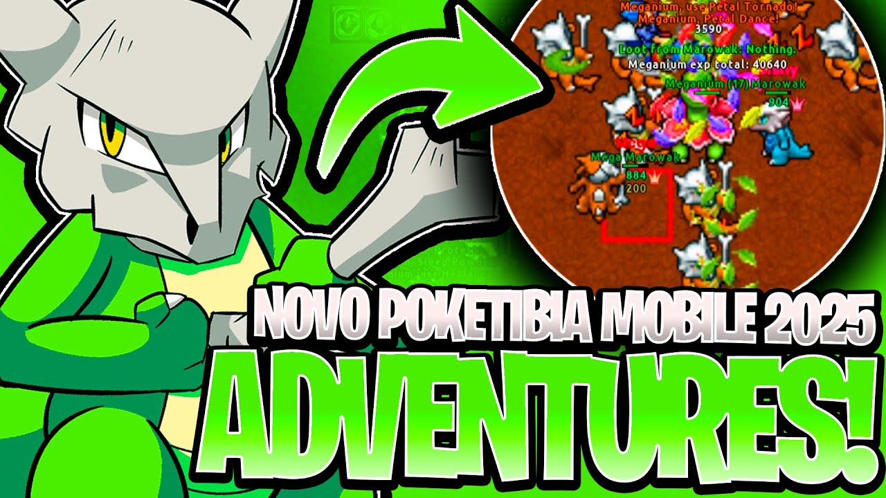 NOVO POKETIBIA MOBILE E PC 2025!😍🤯POKE ADVENTURES! PREMIAÇÃO PARA TOP LEVEL! VEM PRO GAME!