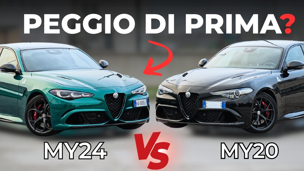 Hanno peggiorato la Giulia Quadrifoglio? Confronto MY24 vs MY20