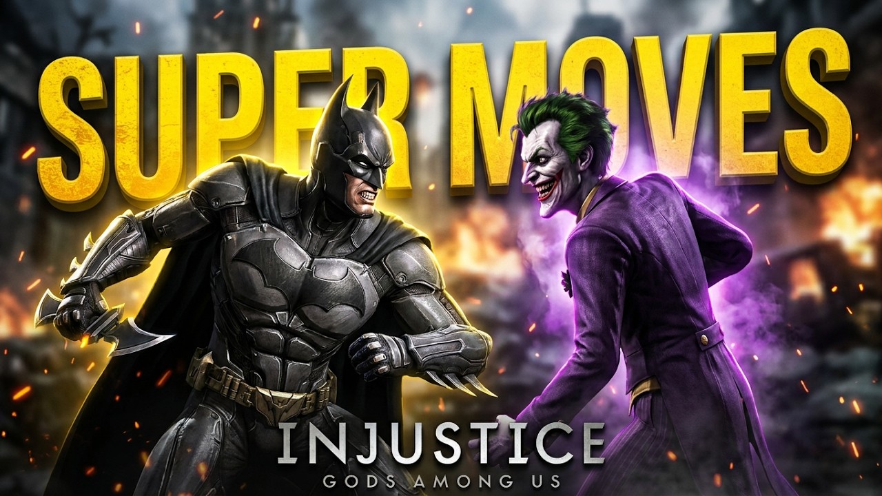 Injustice Gods Among Us Ultimate Edition All Characters Super Moves PS3 Gameplay