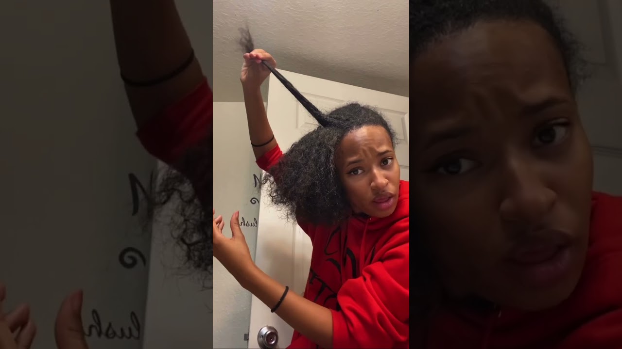 TAKING OUT 4 MONTH OLD BRAIDS 😱 ( SUBSCRIBE TO { THEREAL NIA } FOR MORE ) #shorts