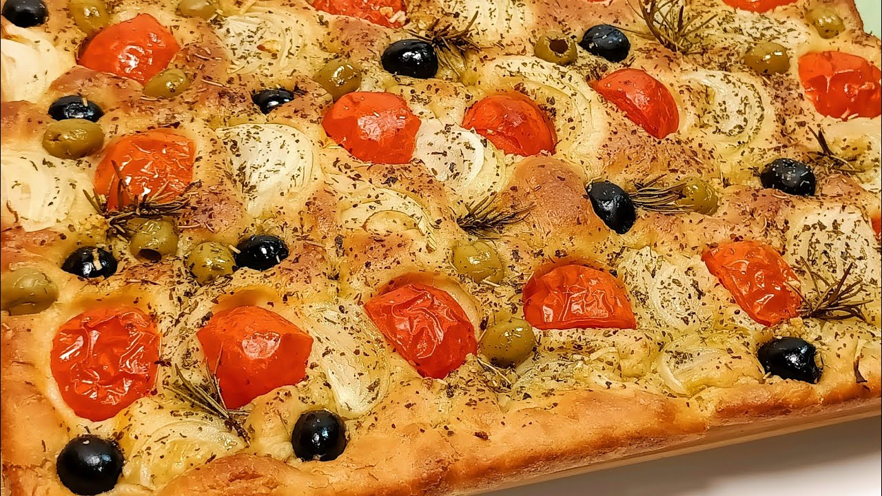 ✅ فوكاتشيا الإيطالية و أسرار نجاحها خفيفة كالقطن خبز مرافق للمشويات 👌🏻