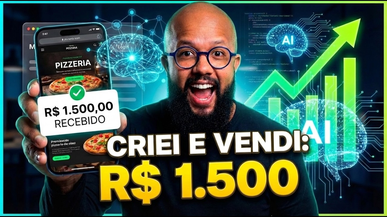 Venda Landing Pages/Sites de R$1.500 Criadas em 10 Minutos com IA (DINHEIRO COM I.A)