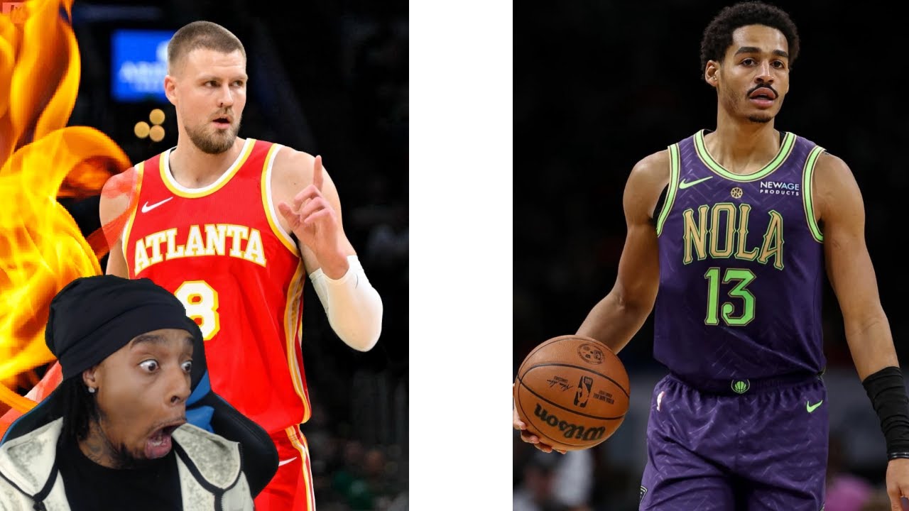FlightReacts To Celtics TRADE Kristaps Porzingis to Hawks + Jordan Poole traded to Pelicans!