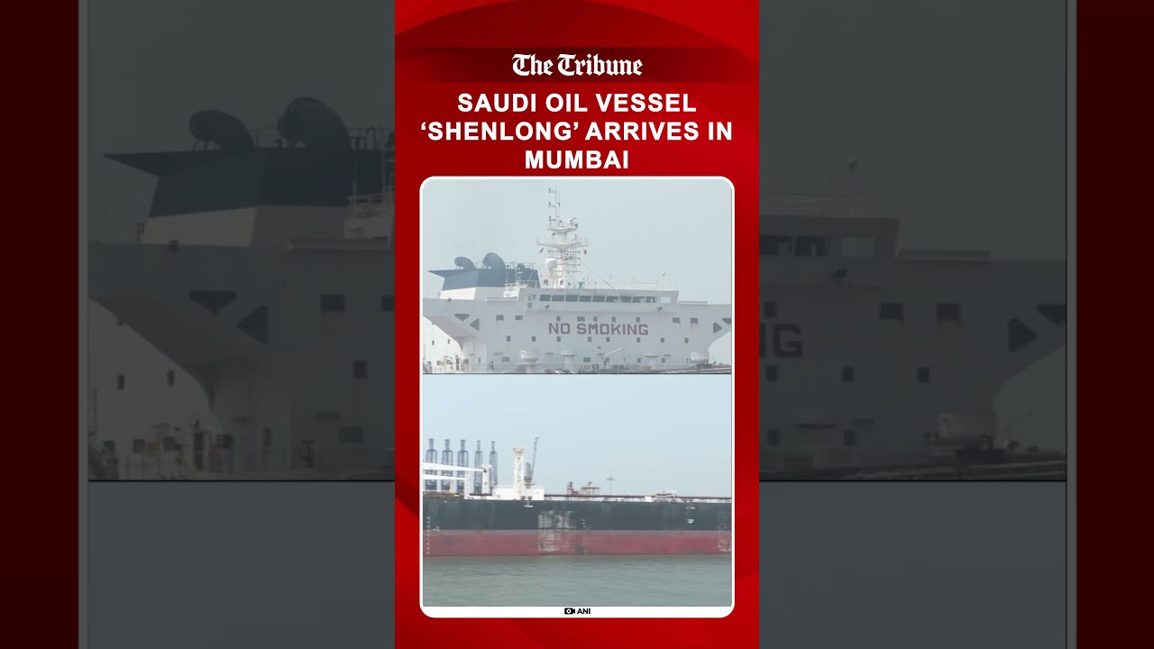 Saudi Oil Vessel &lsquo;Shenlong&rsquo; Captained by Indian Docks in Mumbai with Crude Oil