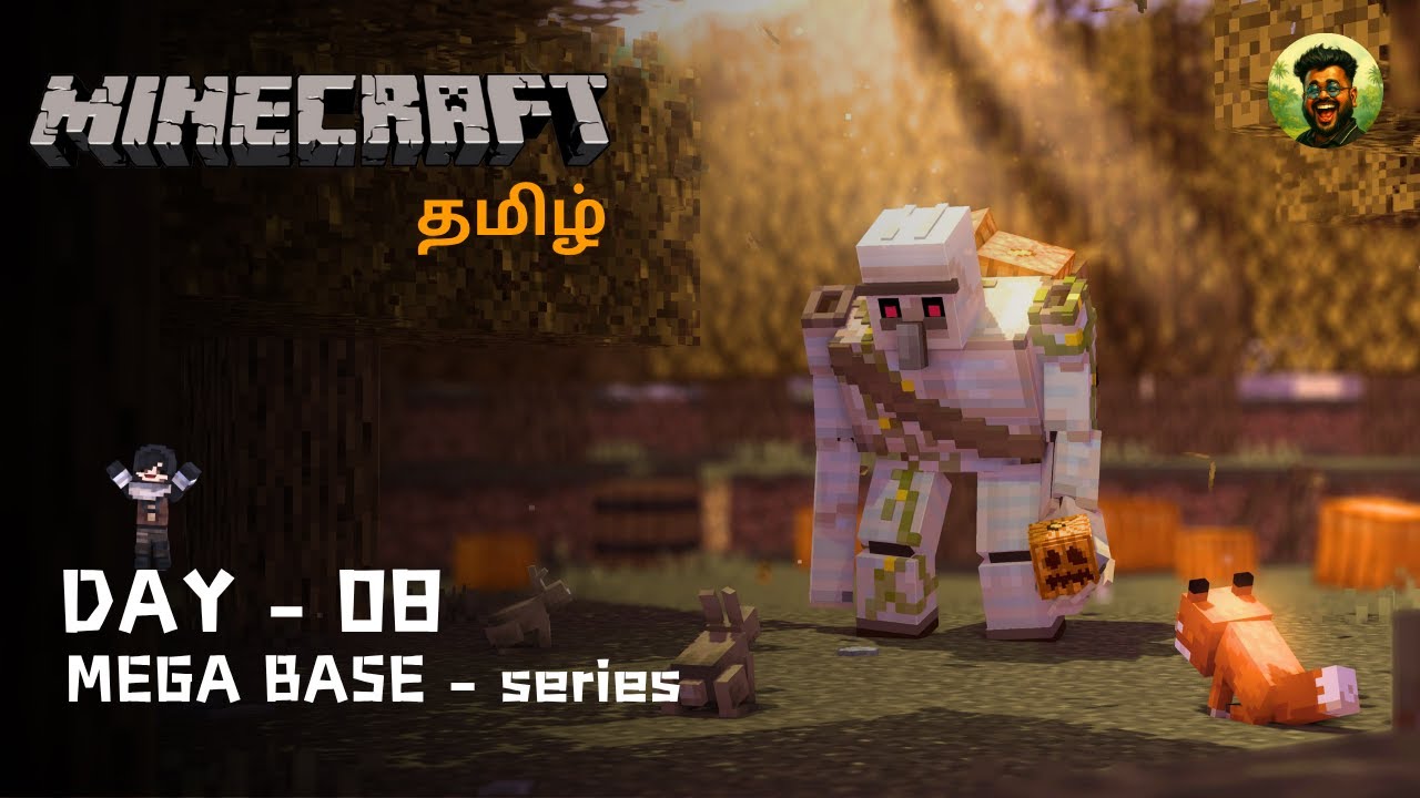 🟩 DAY 08 - MINECRAFT MEGA BASE SERIES | #leolod #minecraft #ragemc #minecrafttamil