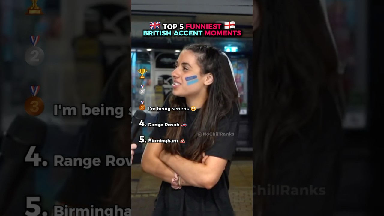 Top 5 FUNNIEST British Accents 🇬🇧🍵
