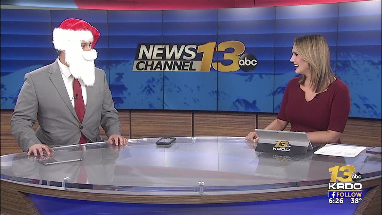 Santa stops by KRDO on Christmas