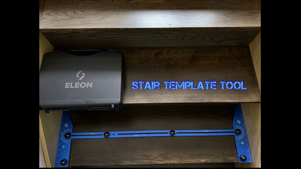 Eleon stair tread template tool demo