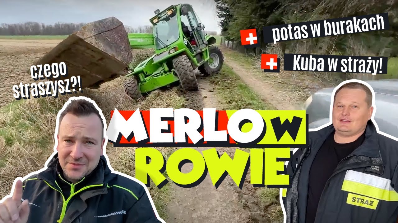 MERLO W ROWIE + POTAS W BURAKACH + KUBA W STRAŻY!