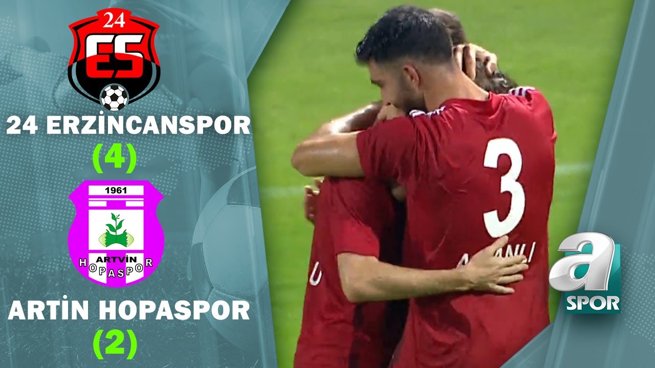 24 Erzincanspor 4 - 2 Artvin Hopaspor (TFF 3. Lig Play-Off Yarı Final Maçı)