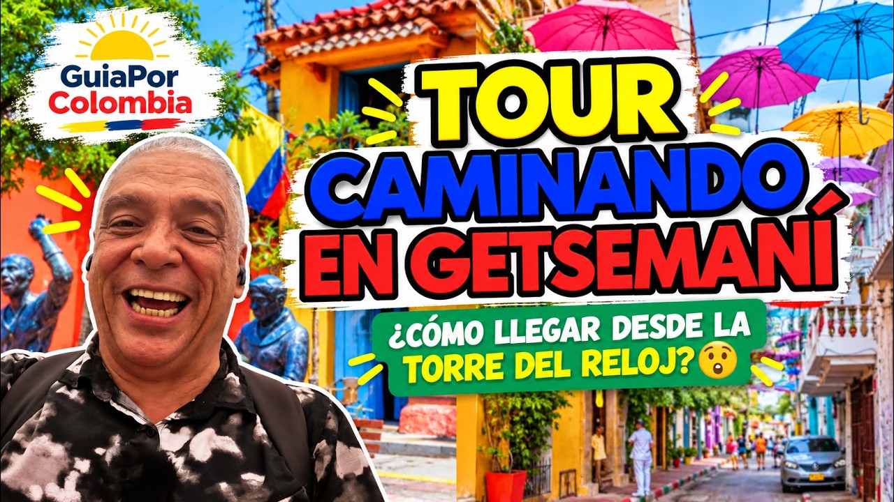Cartagena 🇨🇴| GETSEMANÍ| Tour caminando por el barrio más 