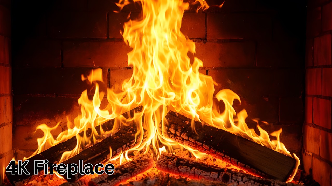 The Fire Place 4K Relaxing #youtubeshorts #nature