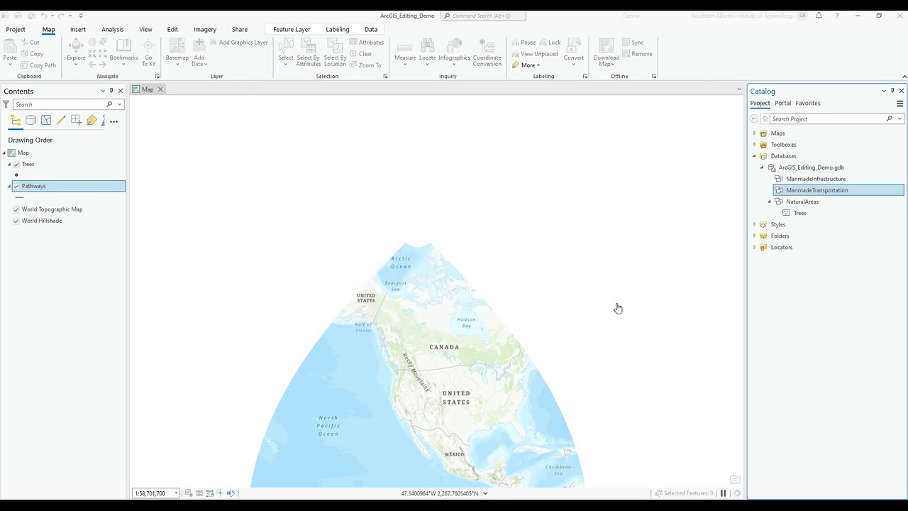 Simple Editing or Digitizing in ArcGIS Pro