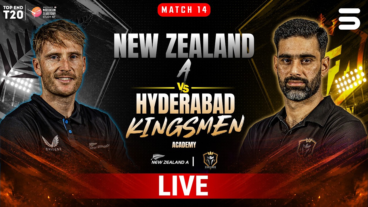 LIVE | New Zealand vs Kingsmen | Match 14 | Top End T20 2026 | ZP1T