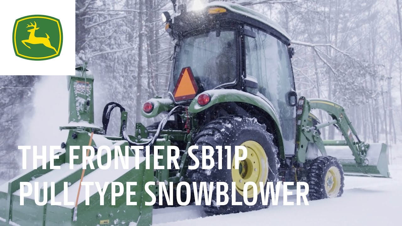 The Frontier SB11P Pull Type Snowblower | John Deere Tips Notebook