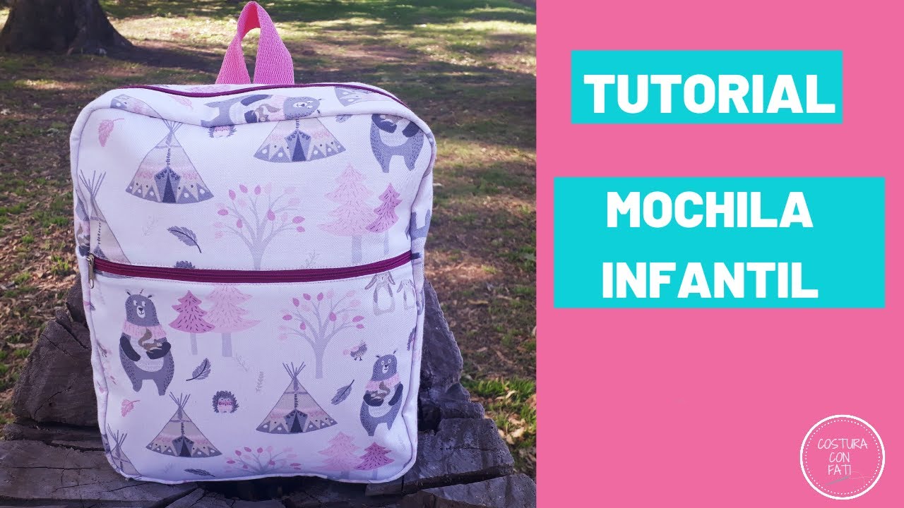 DIY- CÓMO HACER UNA MOCHILA INFANTIL / mochila escolar