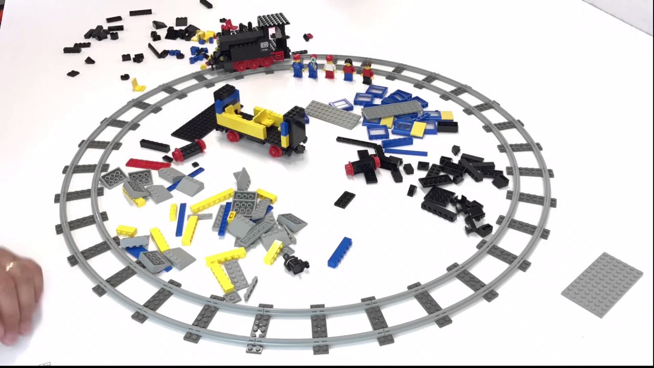 LEGO Train Set 7710 Passenger Steam Train from 1980! Speed Build
