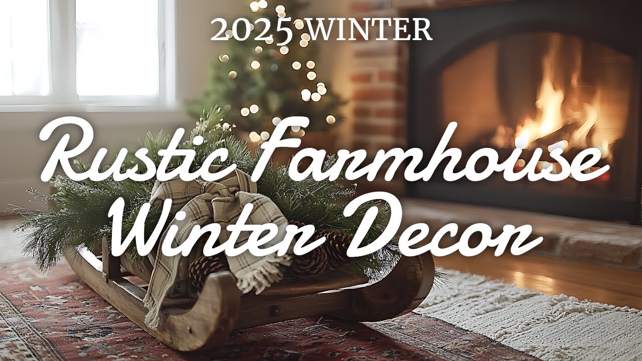 🎉❄ Rustic Farmhouse Winter Decor Ideas You'll Love in 2025