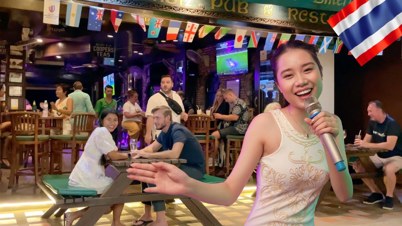 Koh Samui Thailand Bophut Beach Nightlife Walking Tour 2024
