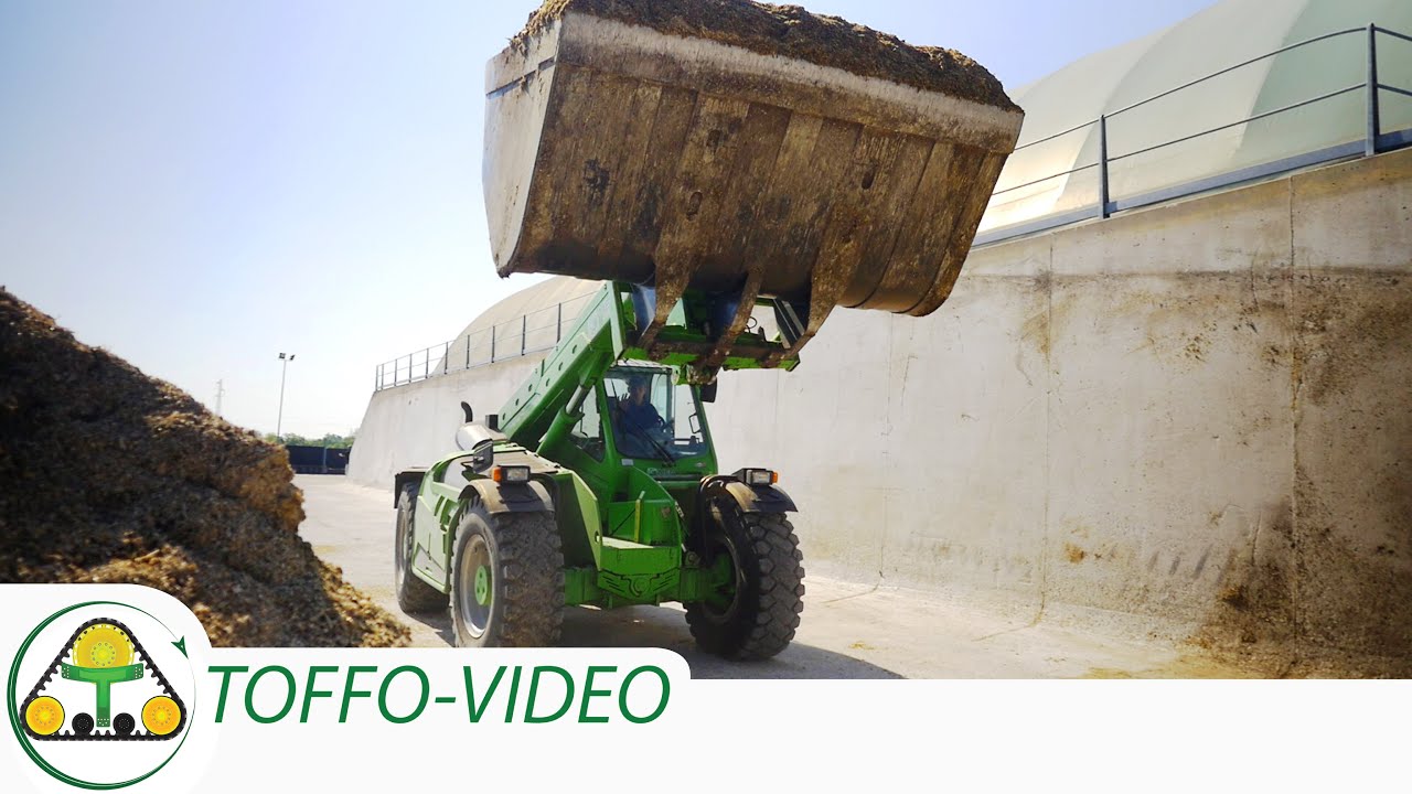 TELEHANDLER MERLO P75.9CS | heavy work | XXL Bucket 5m³ | BioGas