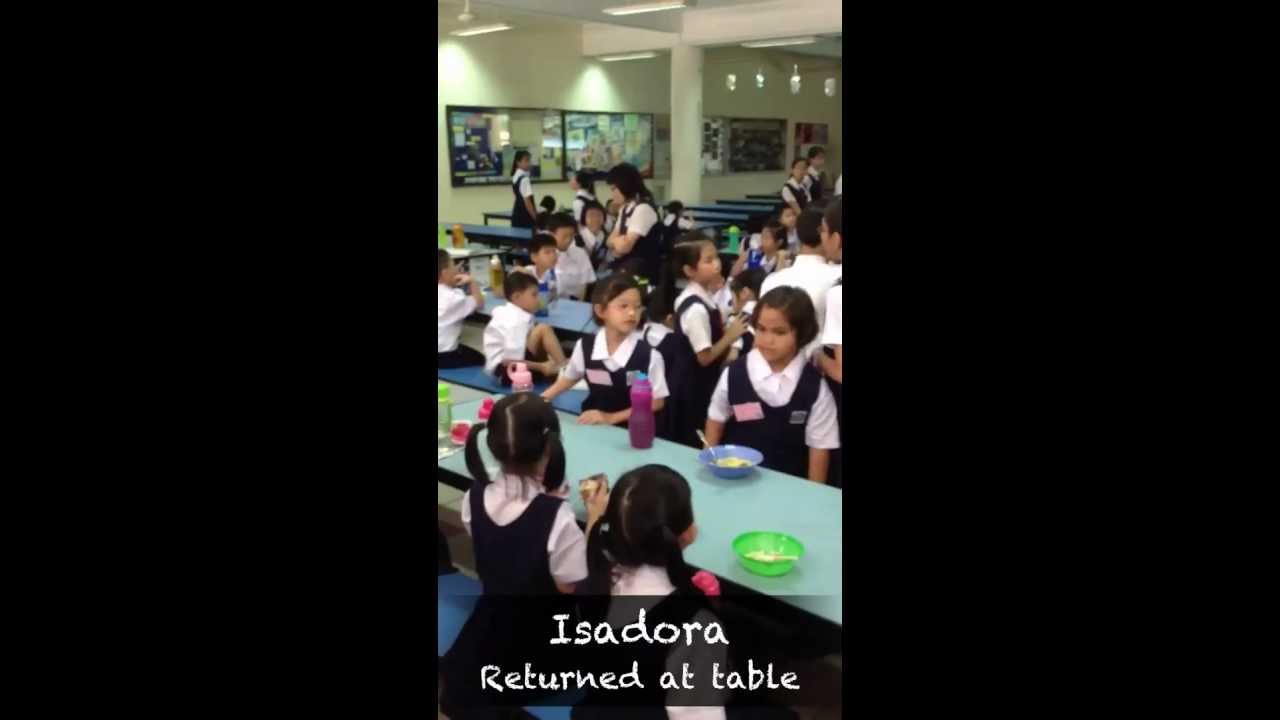 Isadora 1st day of school